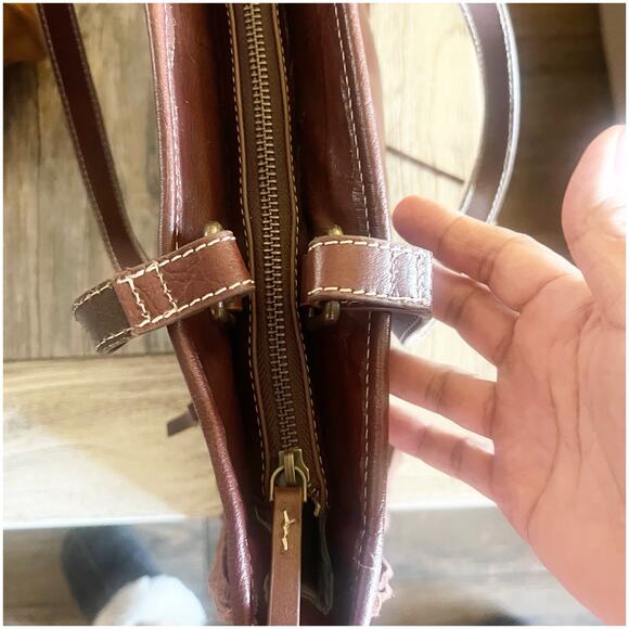 Ariat Ladies Victoria Leather Concealed Carry Satchel Purse A770009602 - Picture 7 of 12